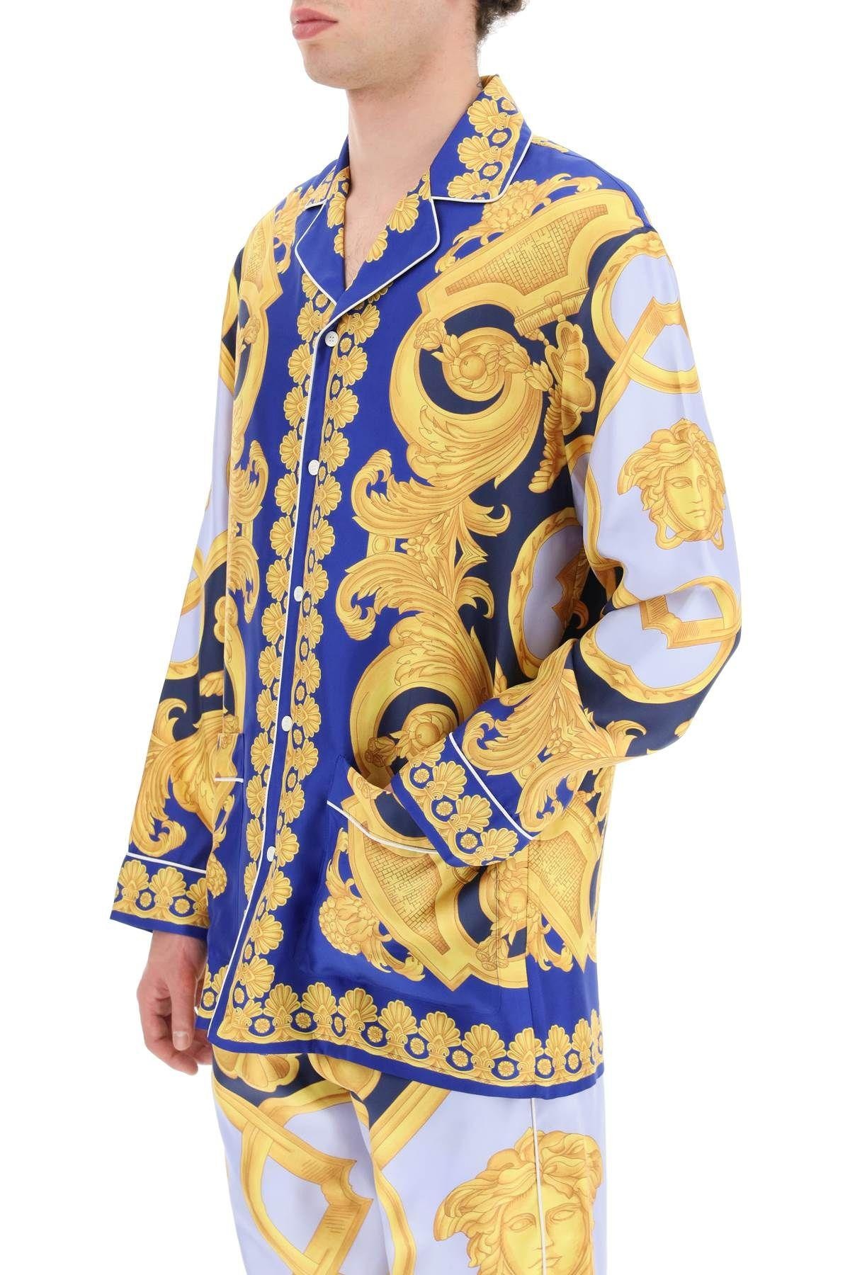 'BAROCCO 660' SILK PAJAMA SHIRT VERSACE - 5