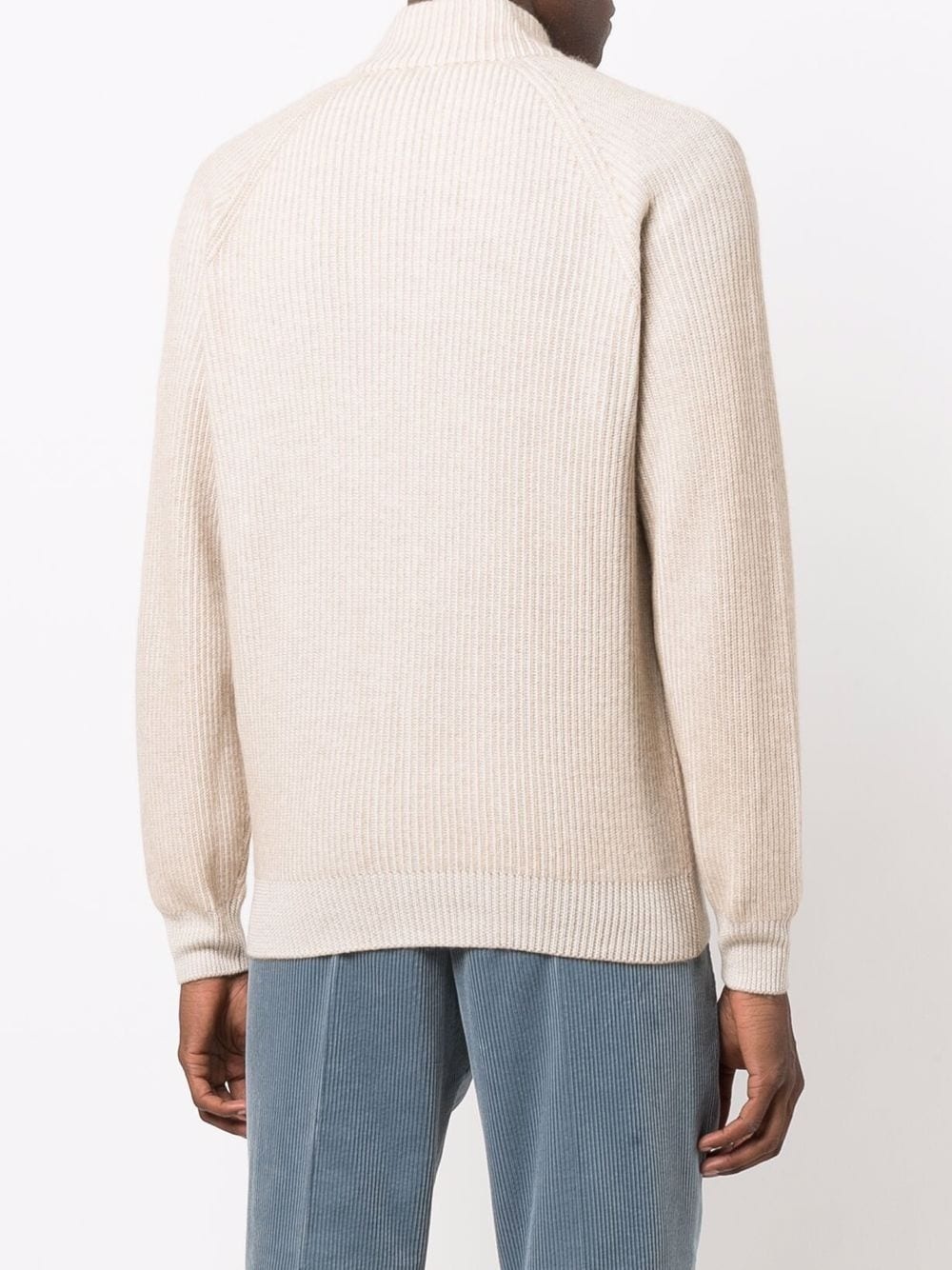 zip-up cashmere jumper - 4