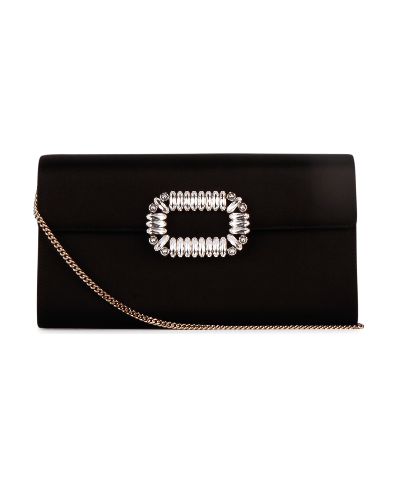 Satin Clutch Bag - 1