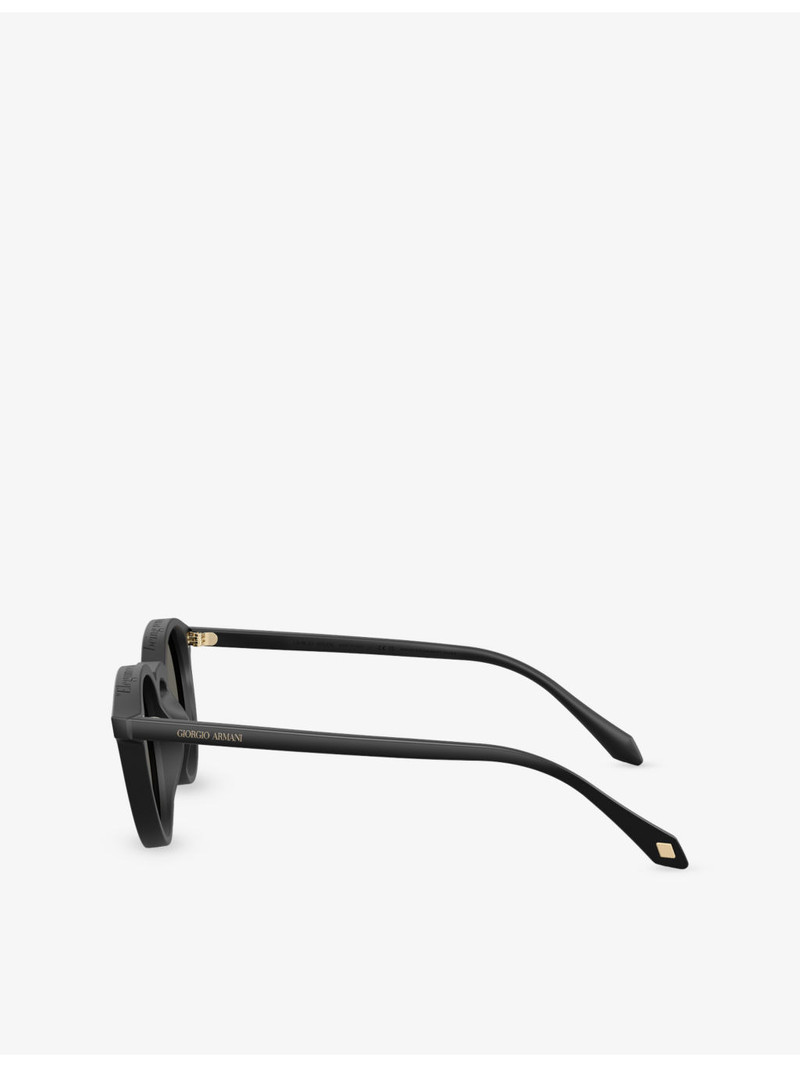 GIORGIO ARMANI AR8230U Round-Frame Acetate Sunglasses outlook