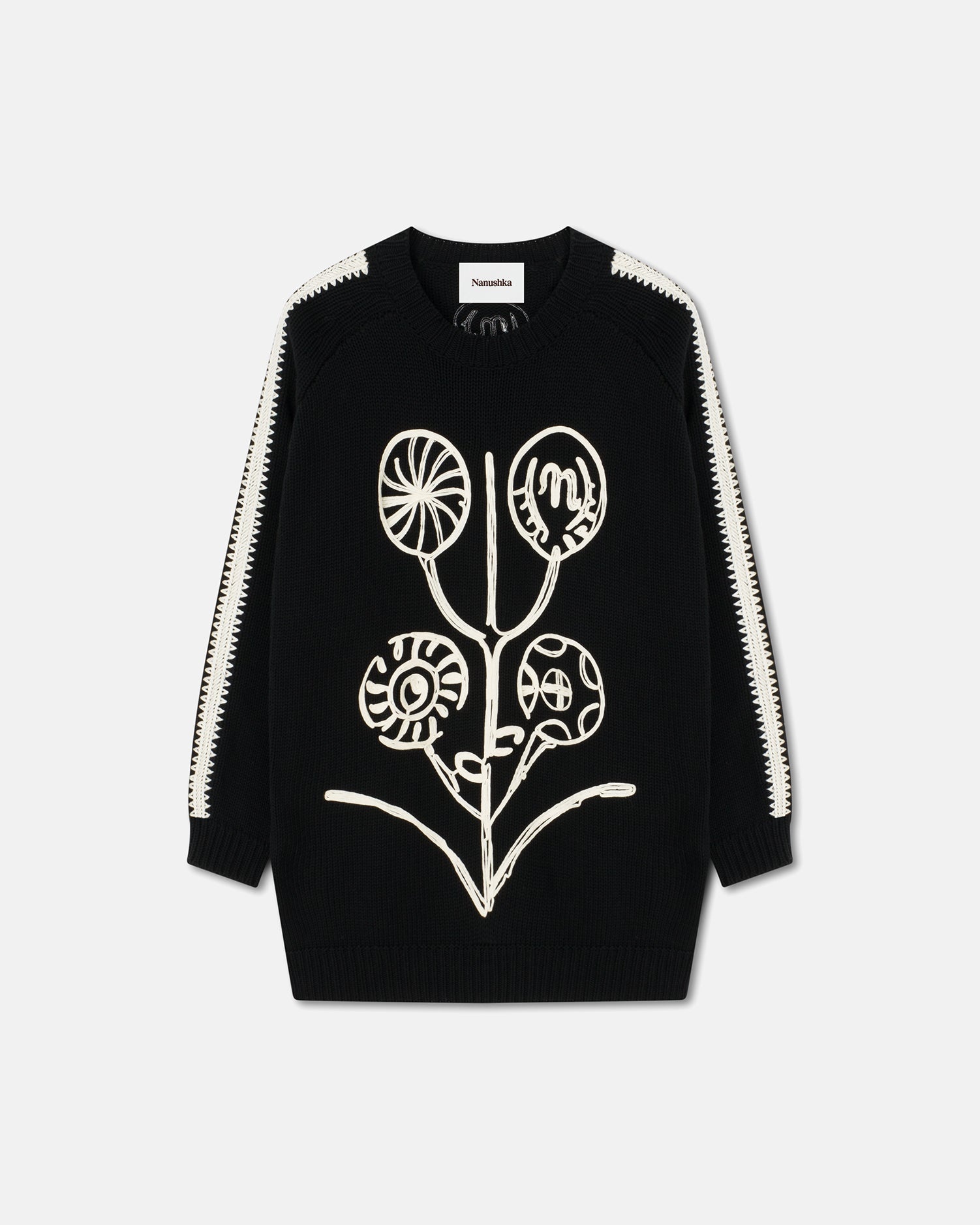 Embroidered Cotton Sweater - 2