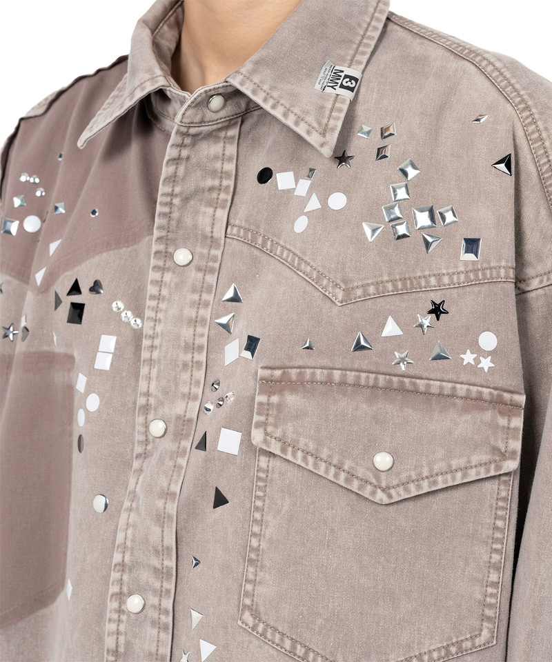Embellished Distressed Shirt 14