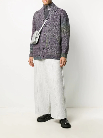 Missoni mottled wool knit cardigan outlook