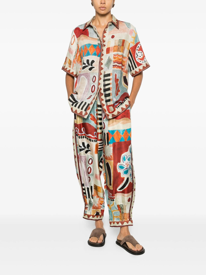 ALÉMAIS Alemais Michelle Elasticated-waisband Trousers outlook