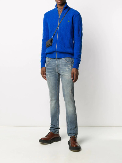 Etro embroidered logo jumper outlook