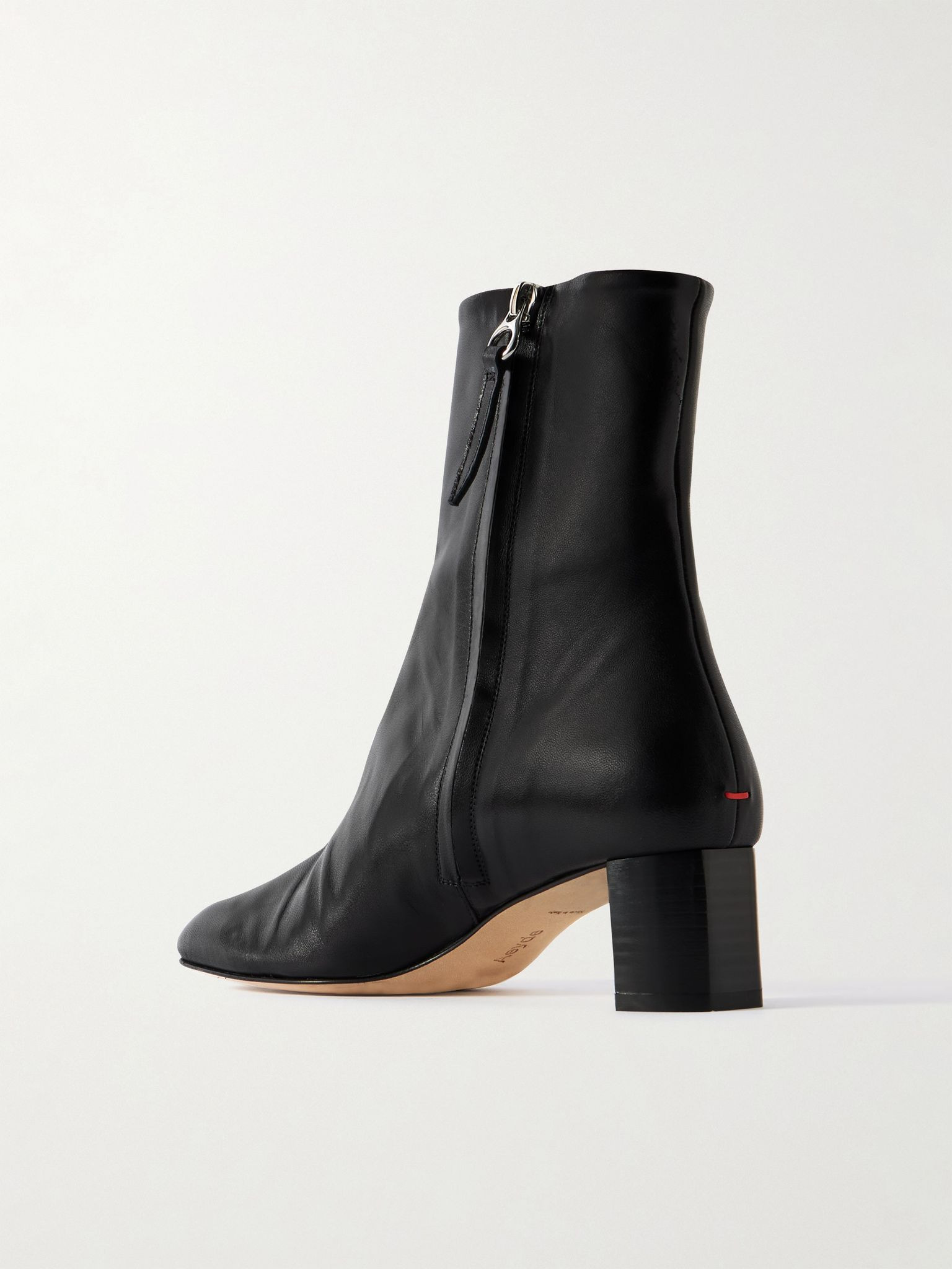 Millie leather ankle boots Black - 3