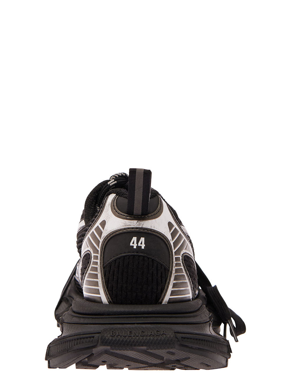 Balenciaga Men '3Xl' Black Low Top Sneakers With Logo Detail In Tech Fabric Man - 4