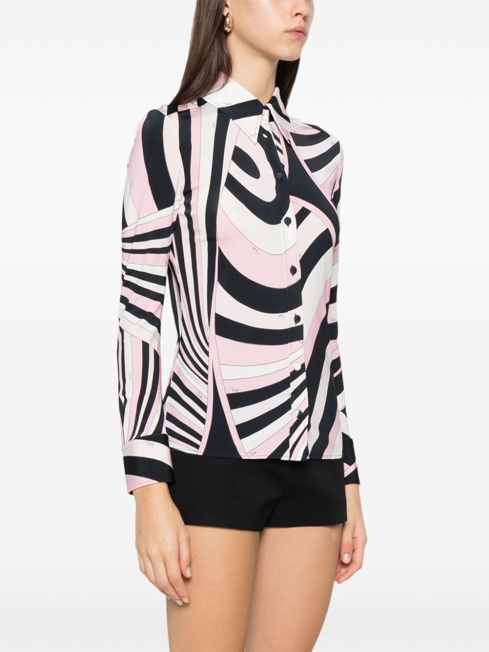 Iride-print shirt - 3