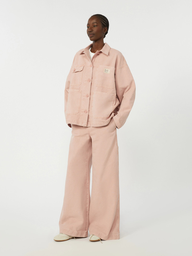 WEEKEND Max Mara Cotton canvas workwear jacket - PINK outlook