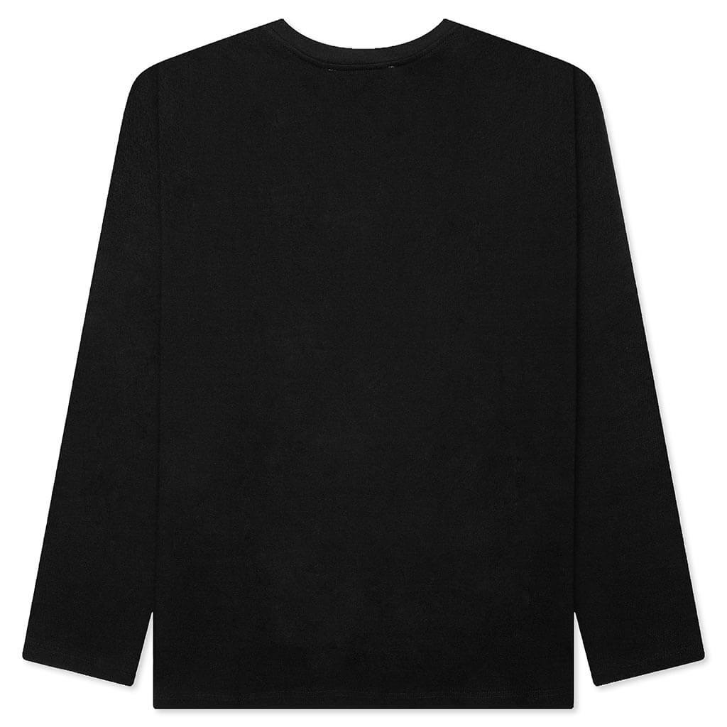 OVERSIZED LOGO L/S T-SHIRT - BLACK - 2