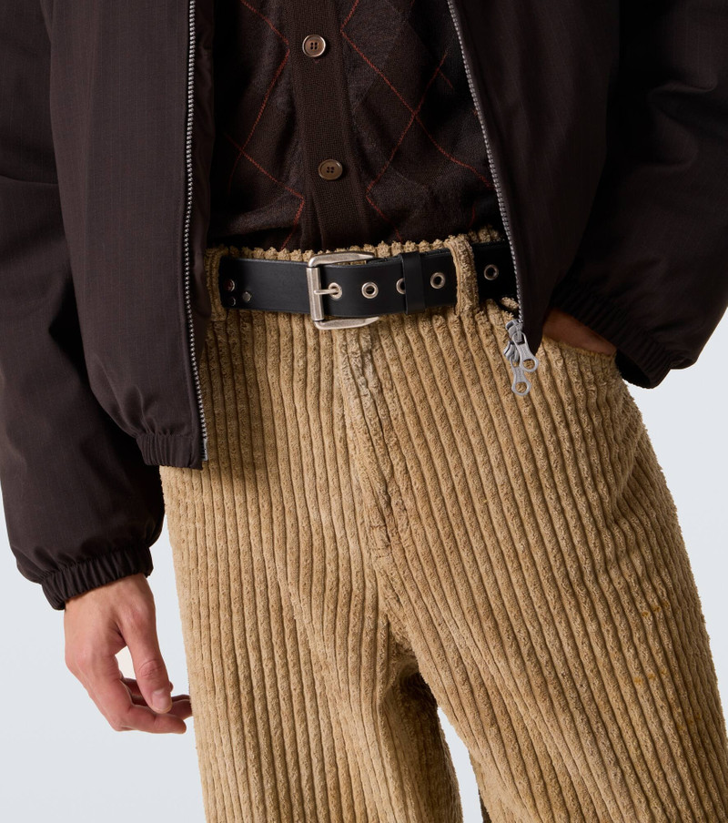 Our Legacy Vortex embellished leather belt outlook