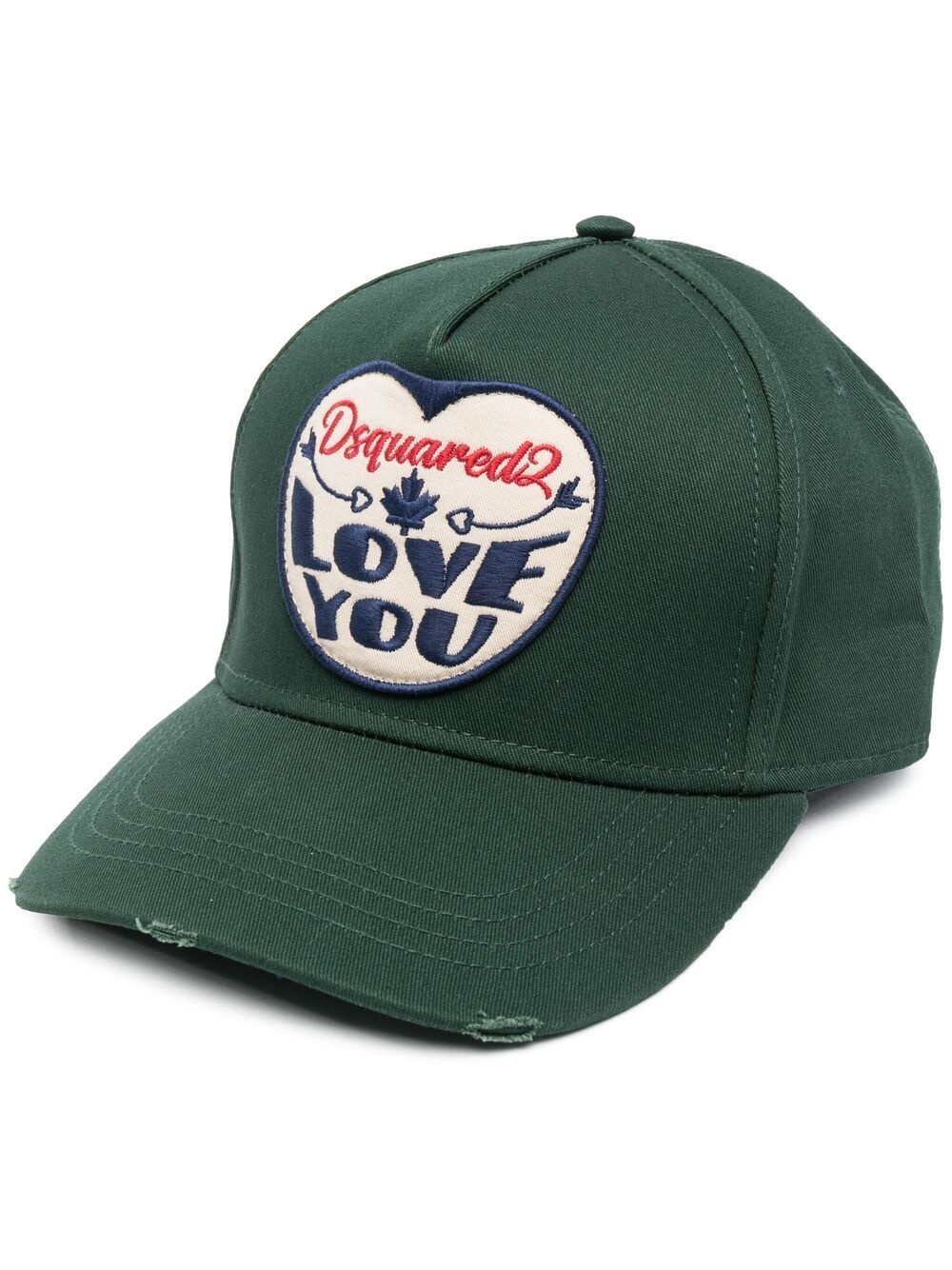 logo-patch baseball cap - 1