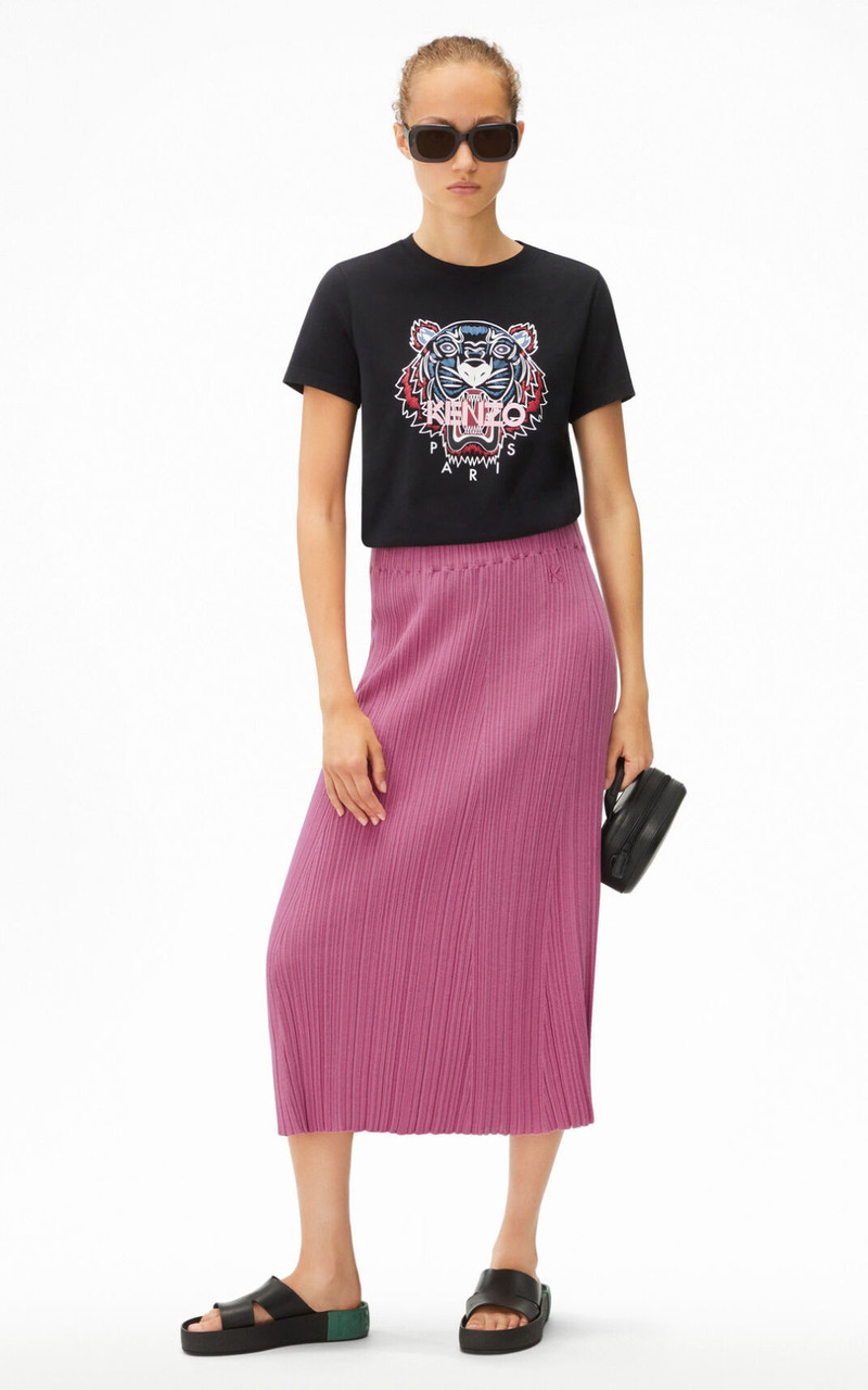 KENZO Pleated midi skirt outlook