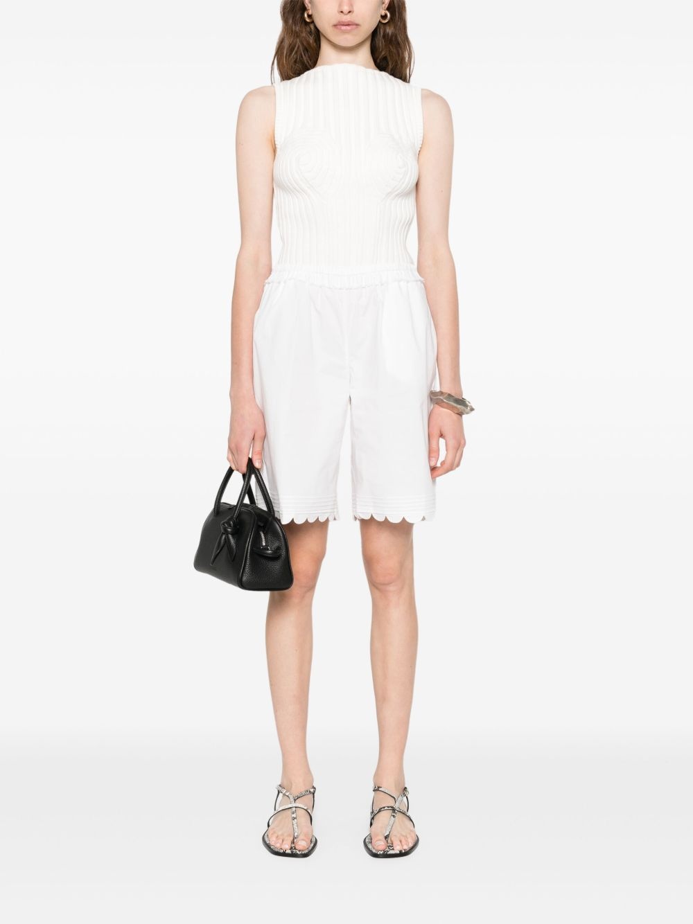 organic cotton-blend shorts - 2