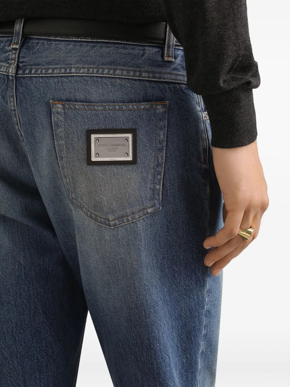 Dolce & Gabbana Men Cotton Jeans - 4