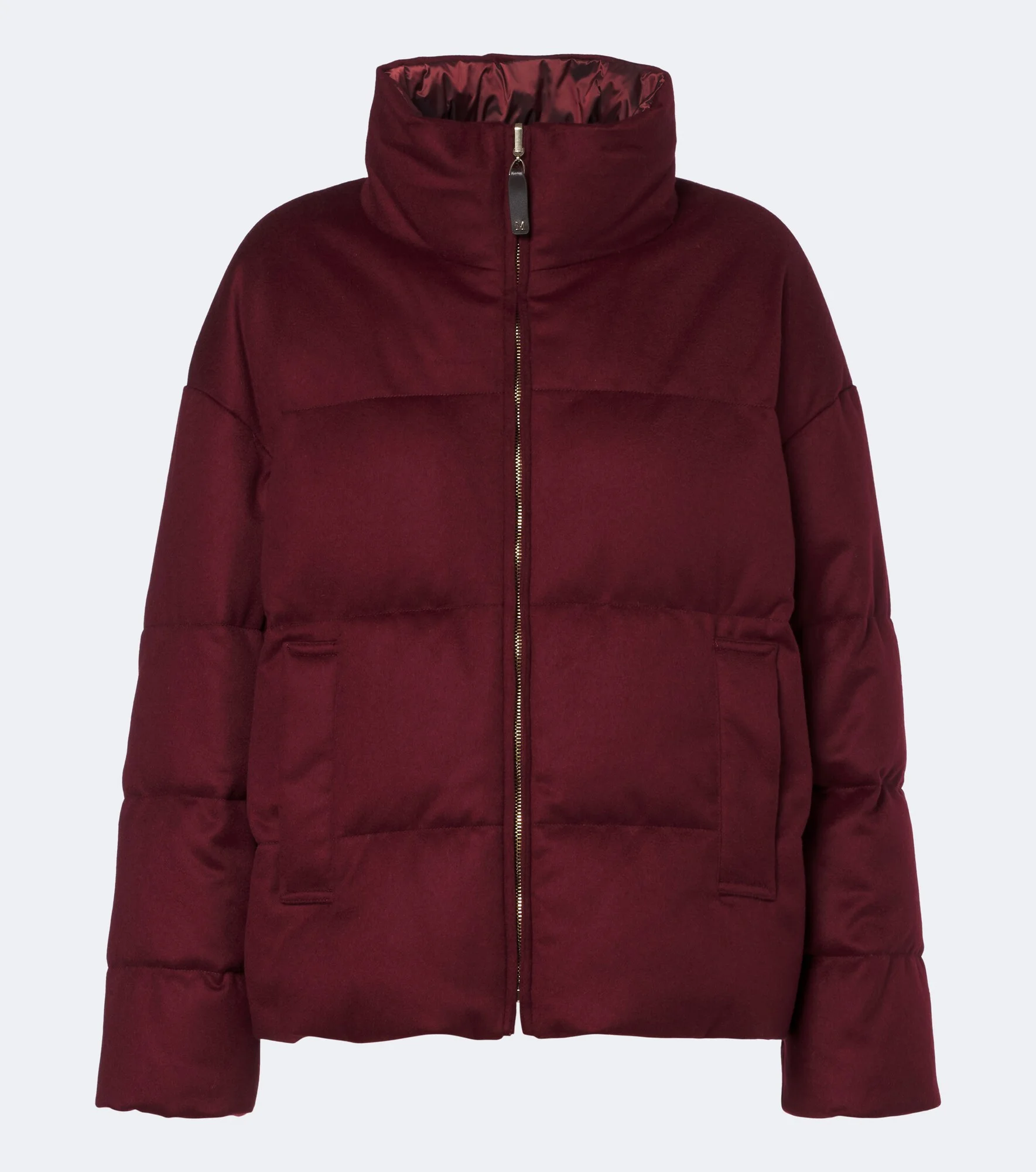 Cashmere puffer jacket - 1