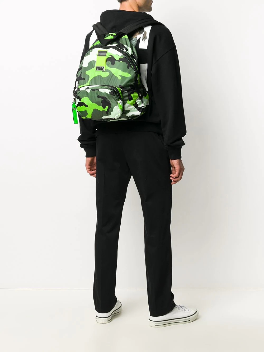 camouflage print backpack - 2