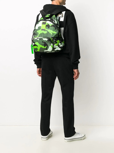 Valentino camouflage print backpack outlook