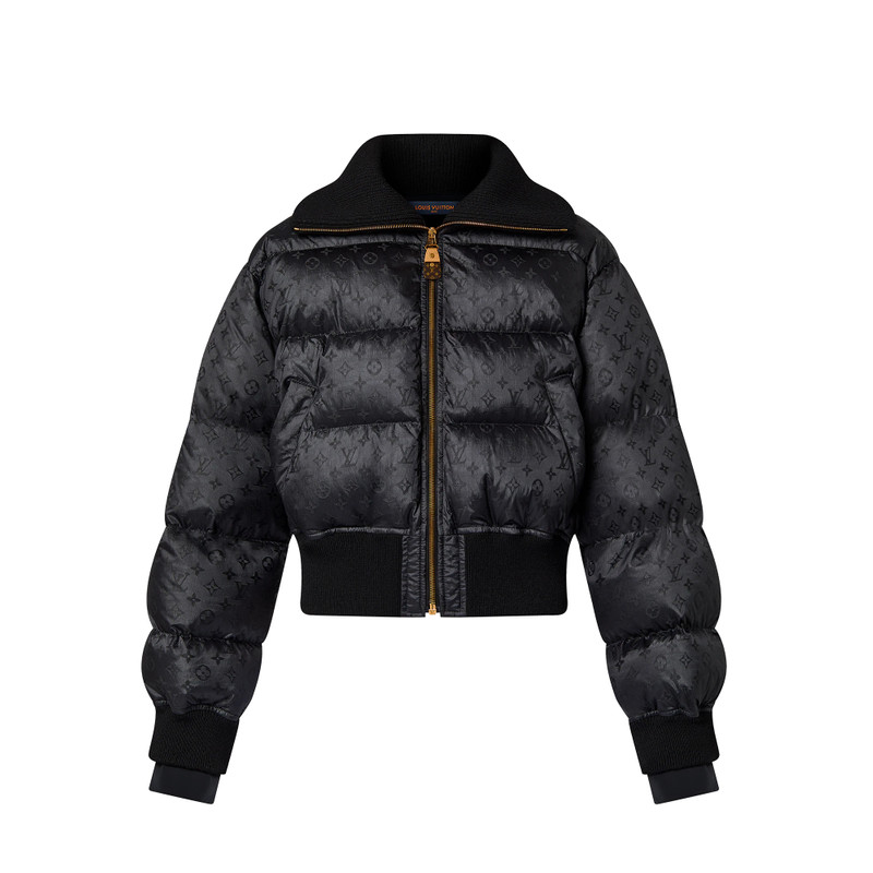 Cropped Monogram Puffer Jacket 1