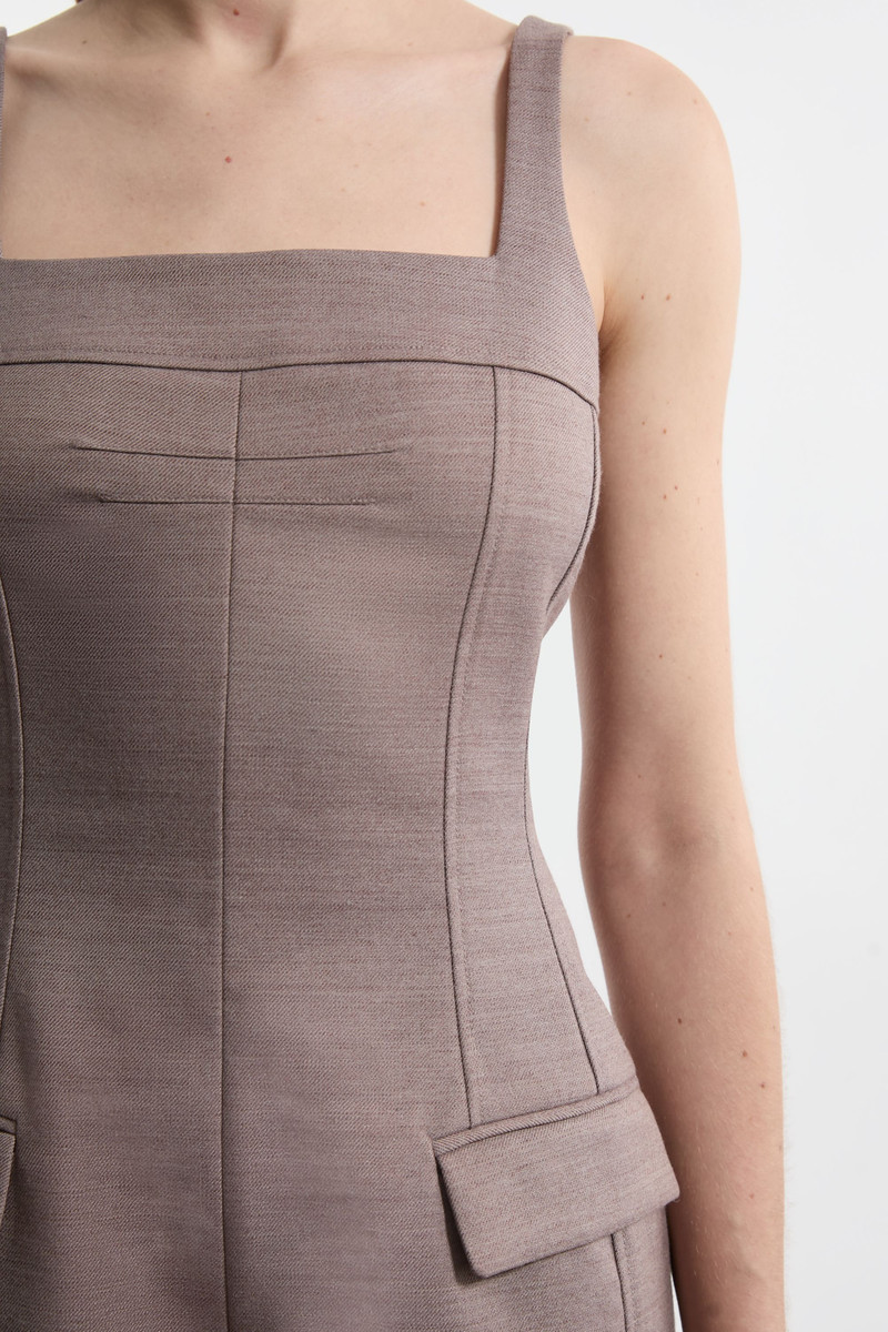 Wool Blend Tailored Playsuit 5