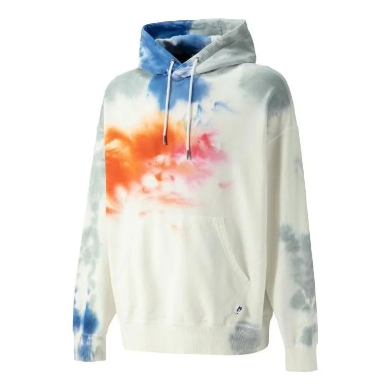 PUMA MMQ Tie Dye Hoodie 'White' 539575-02 - 1