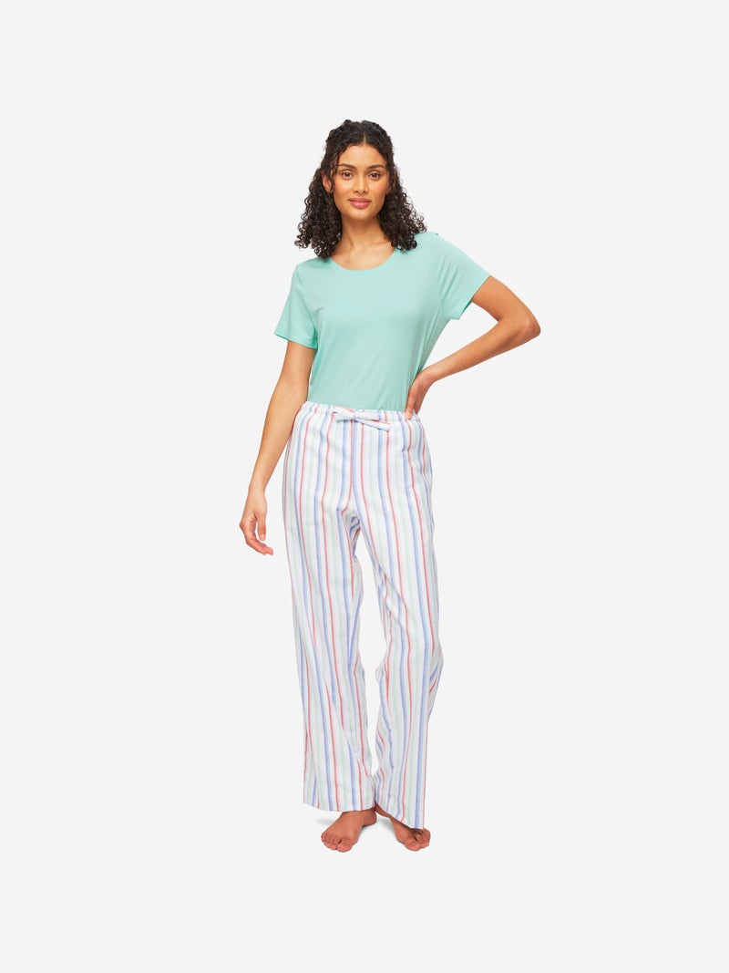Women's Lounge Trousers Kelburn 28 Brushed Cotton Multi - 6