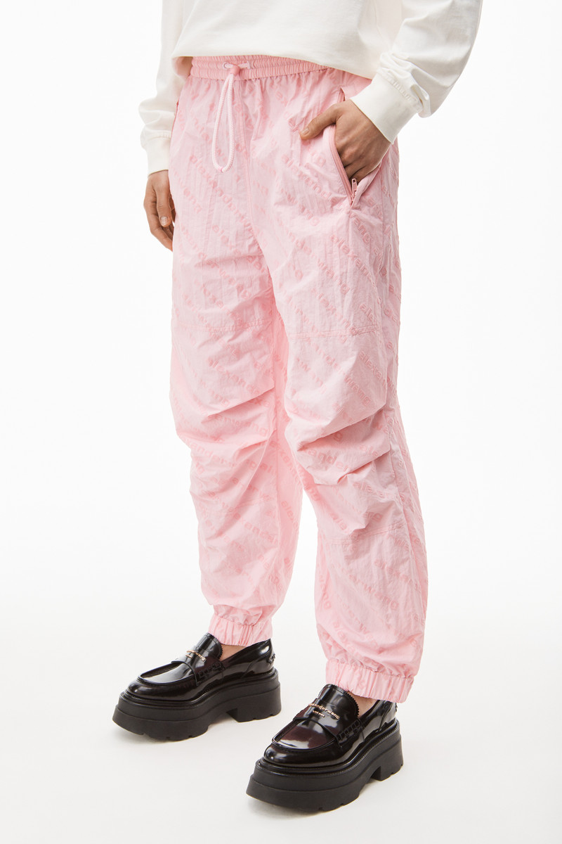 LOGO TRACK PANT IN CRINKLE NYLON 3
