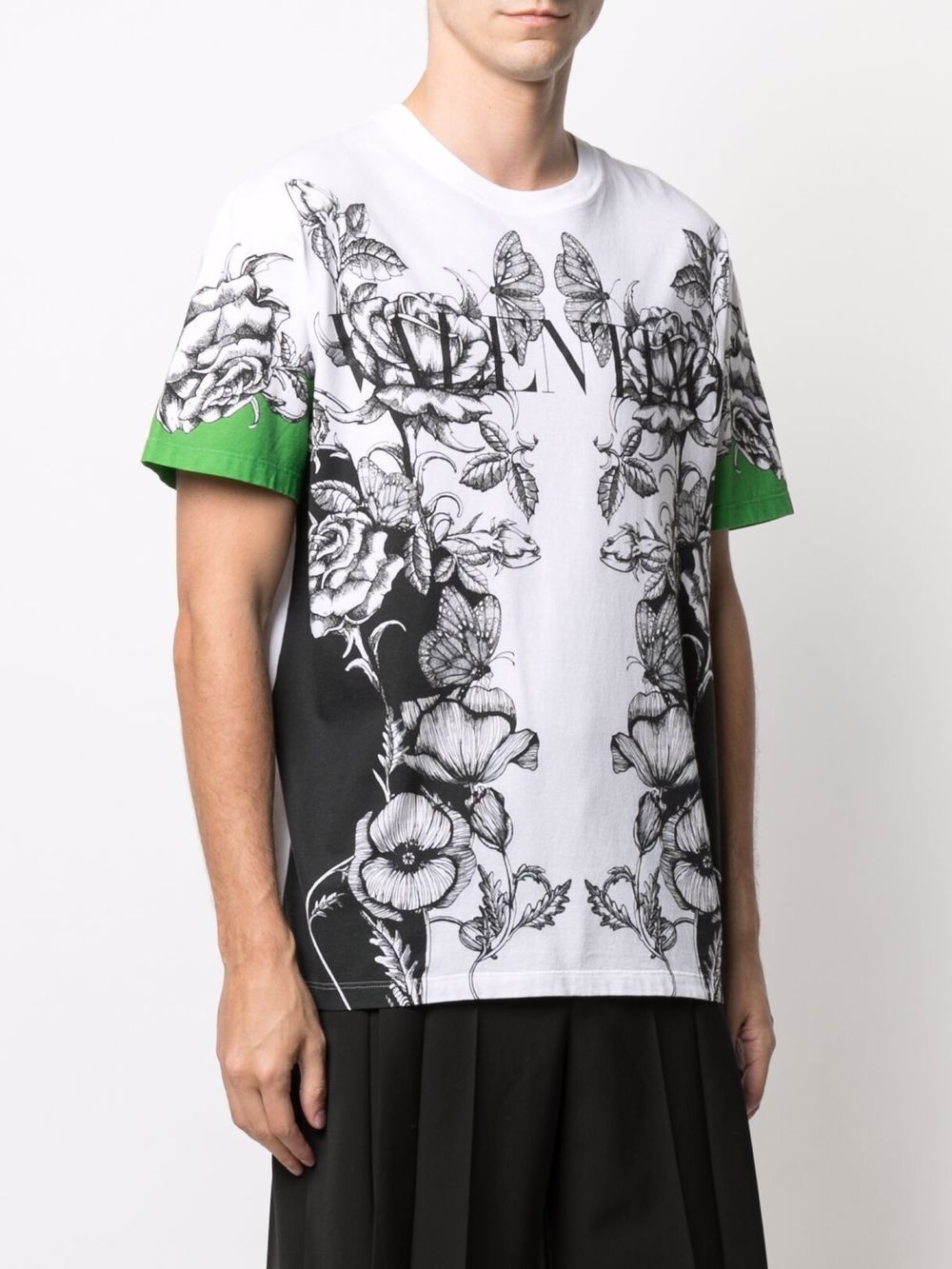 Dark Blooming-print short-sleeve T-shirt - 3