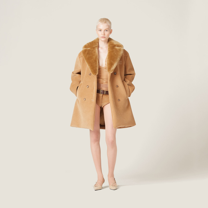 Corduroy blouson jacket 1