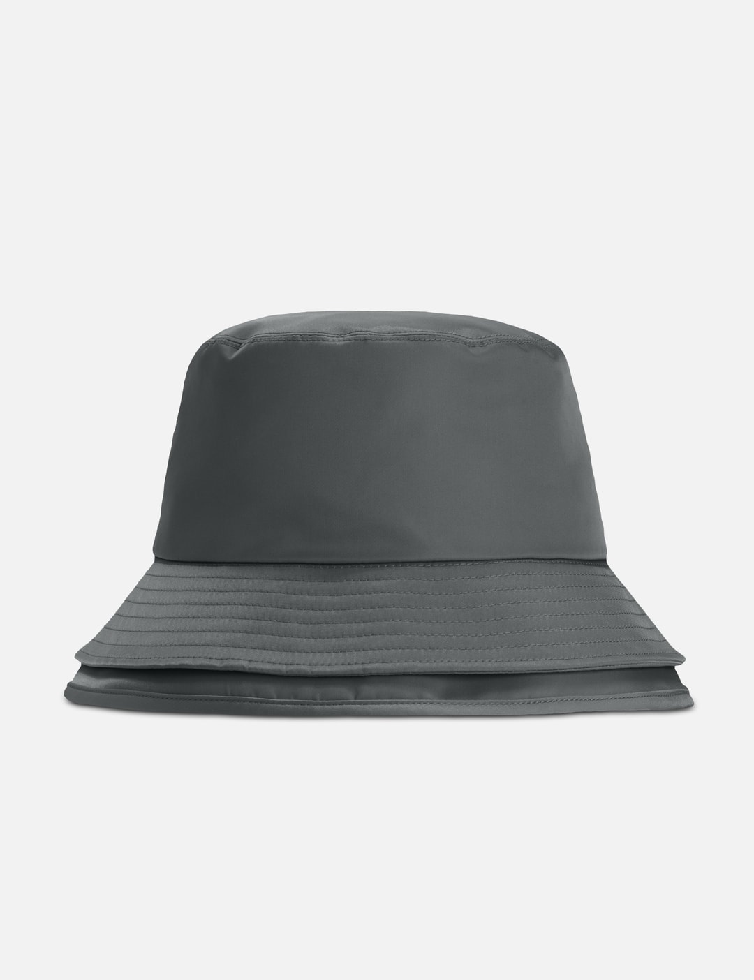 NYLON TWILL DOUBLE BRIM HAT - 1