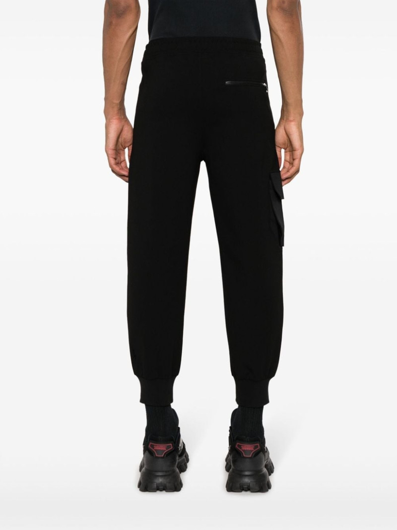 elasticated-waistband track pants 4