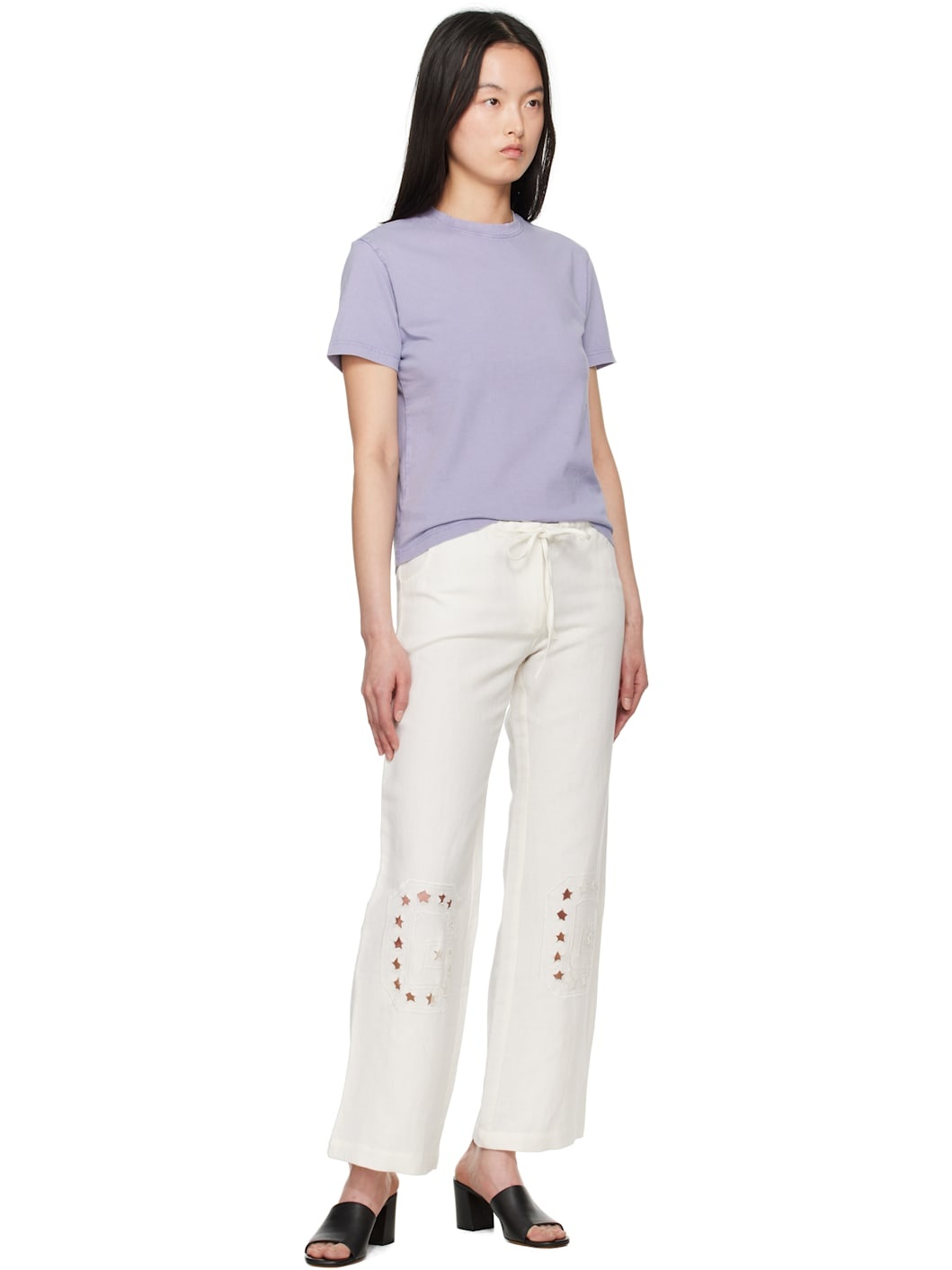 White Gima Lounge Pants - 4