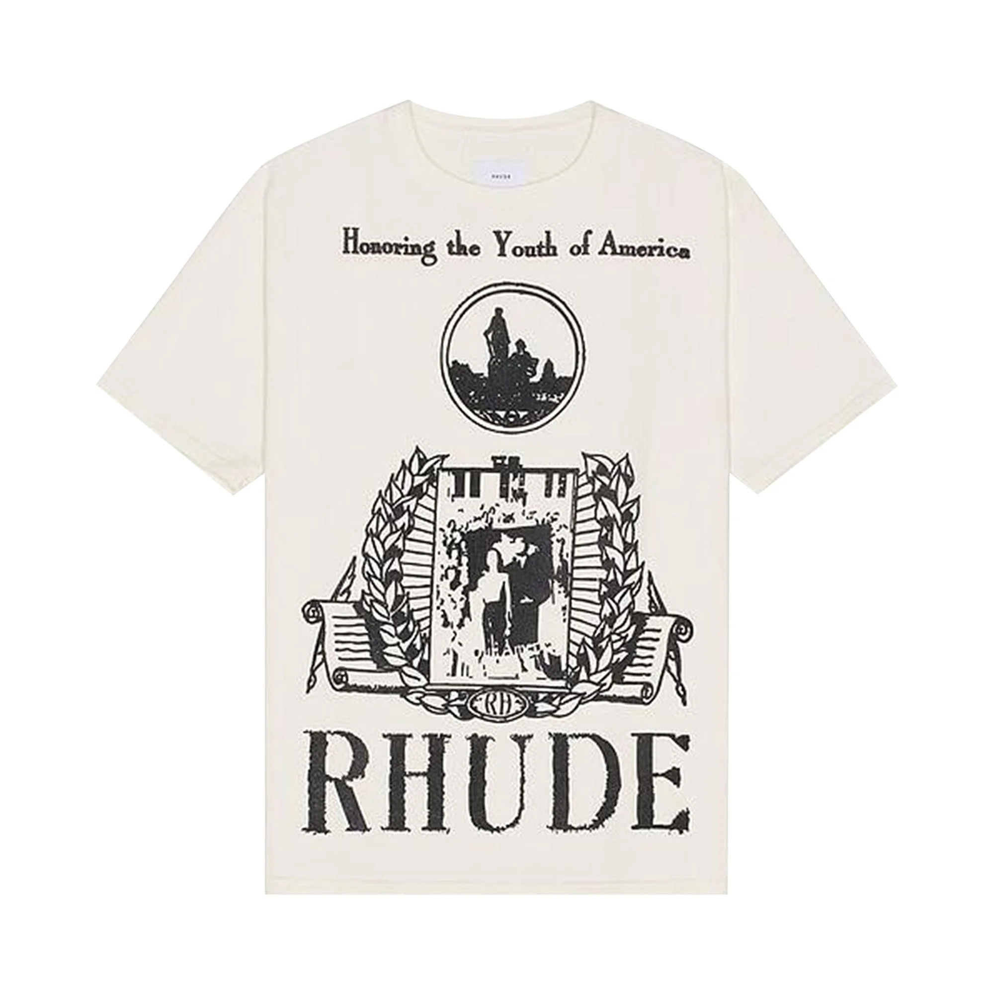 Rhude Youth Of America Tee 'White' - 1