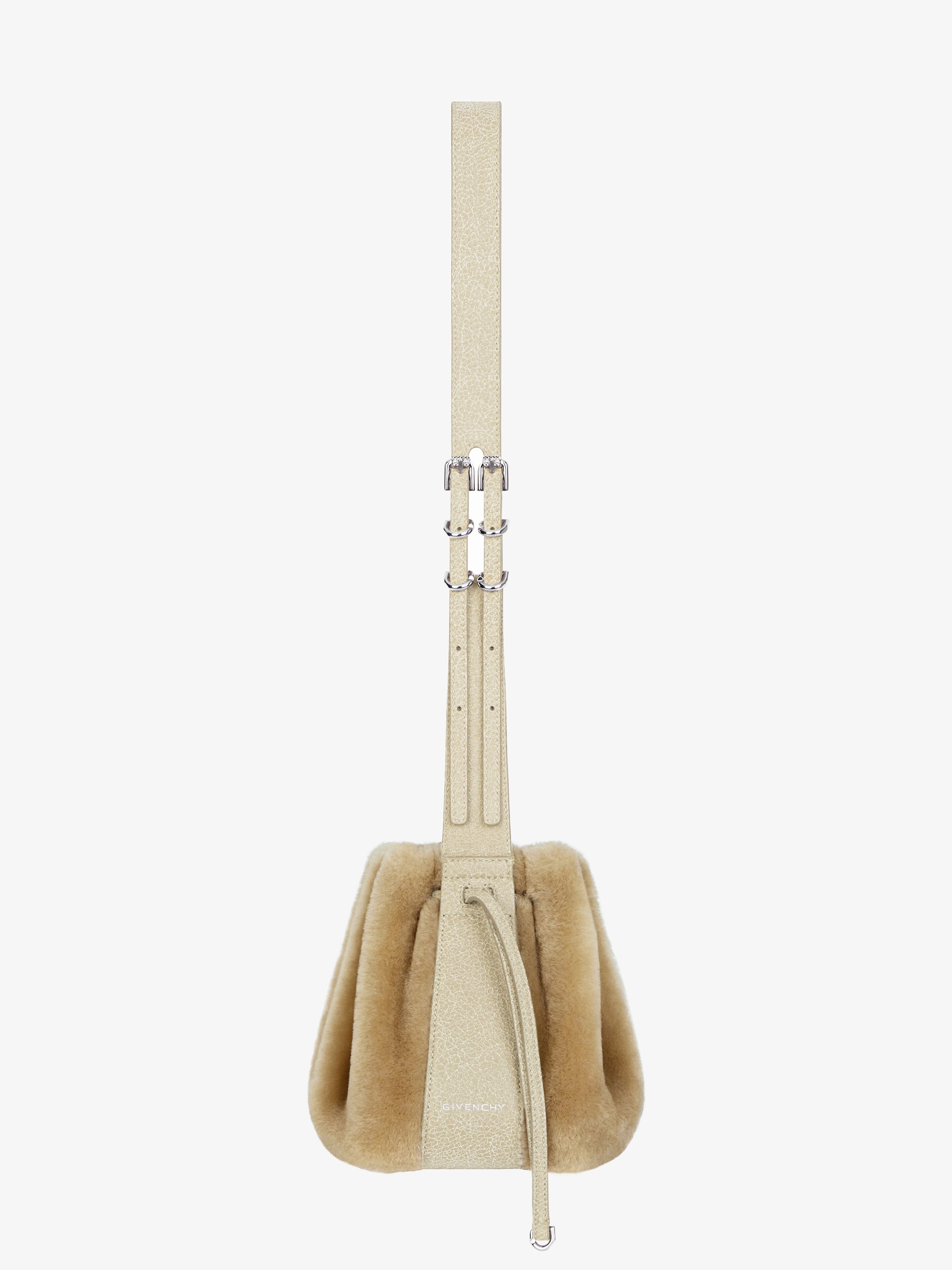 SMALL PUMPKIN BAG IN SHEARLING - 4