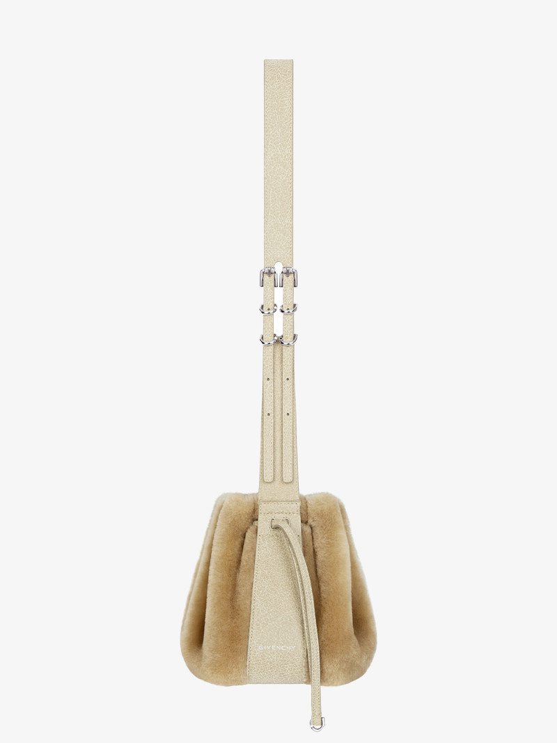 SMALL PUMPKIN BAG IN SHEARLING 4