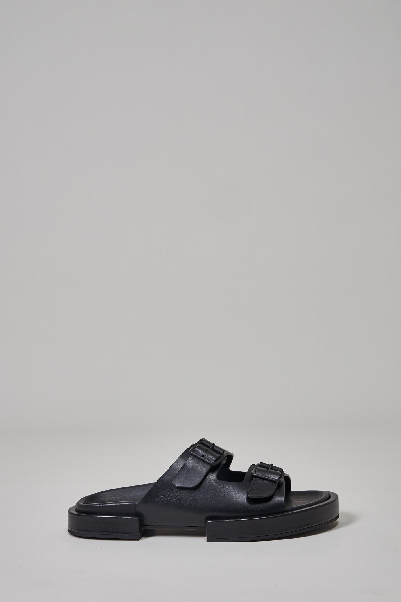 【関税込み】Block Henri Sandals - Ann Demeulemeester - Black Ann Demeulemeester Block Henri Sandals - Black - Leather