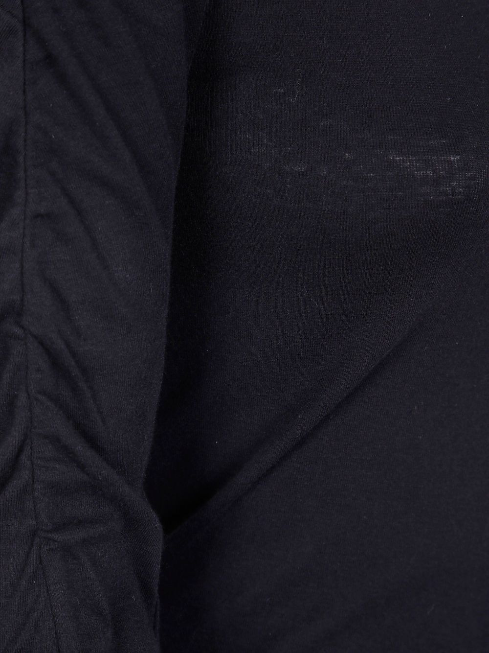 V-neck gathered-sleeve top - 3