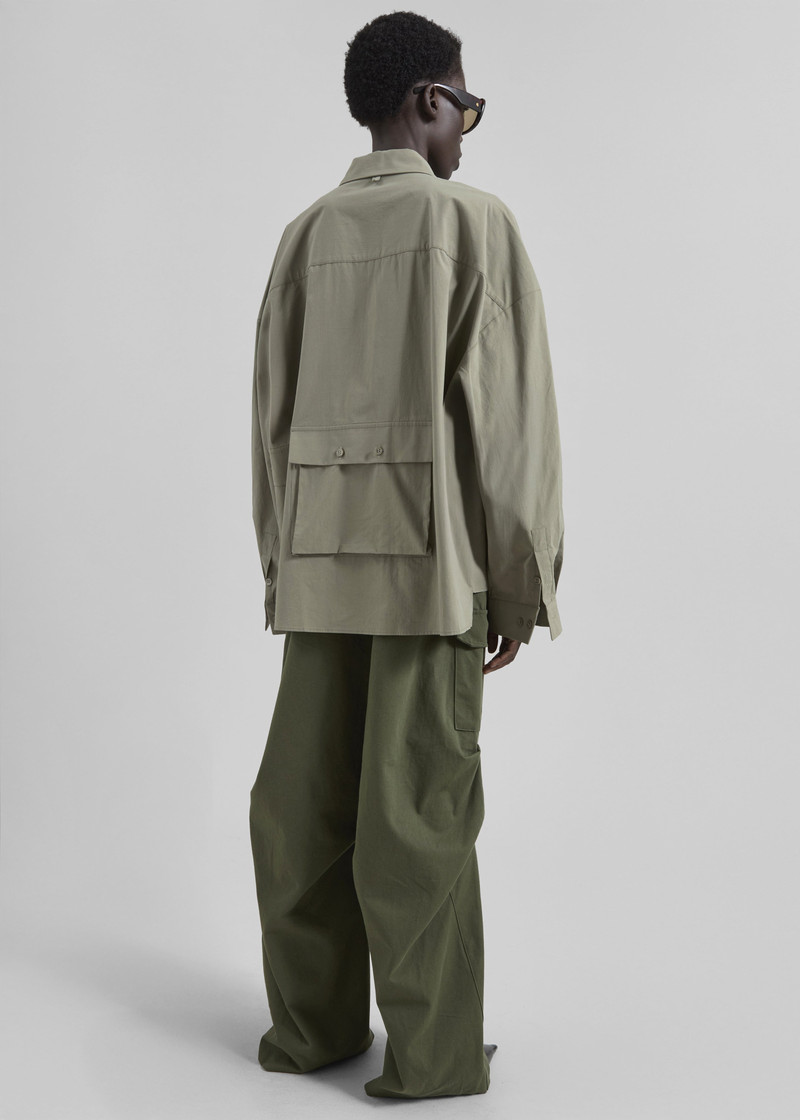 Sancey Cargo Pocket Shirt - Olive 7