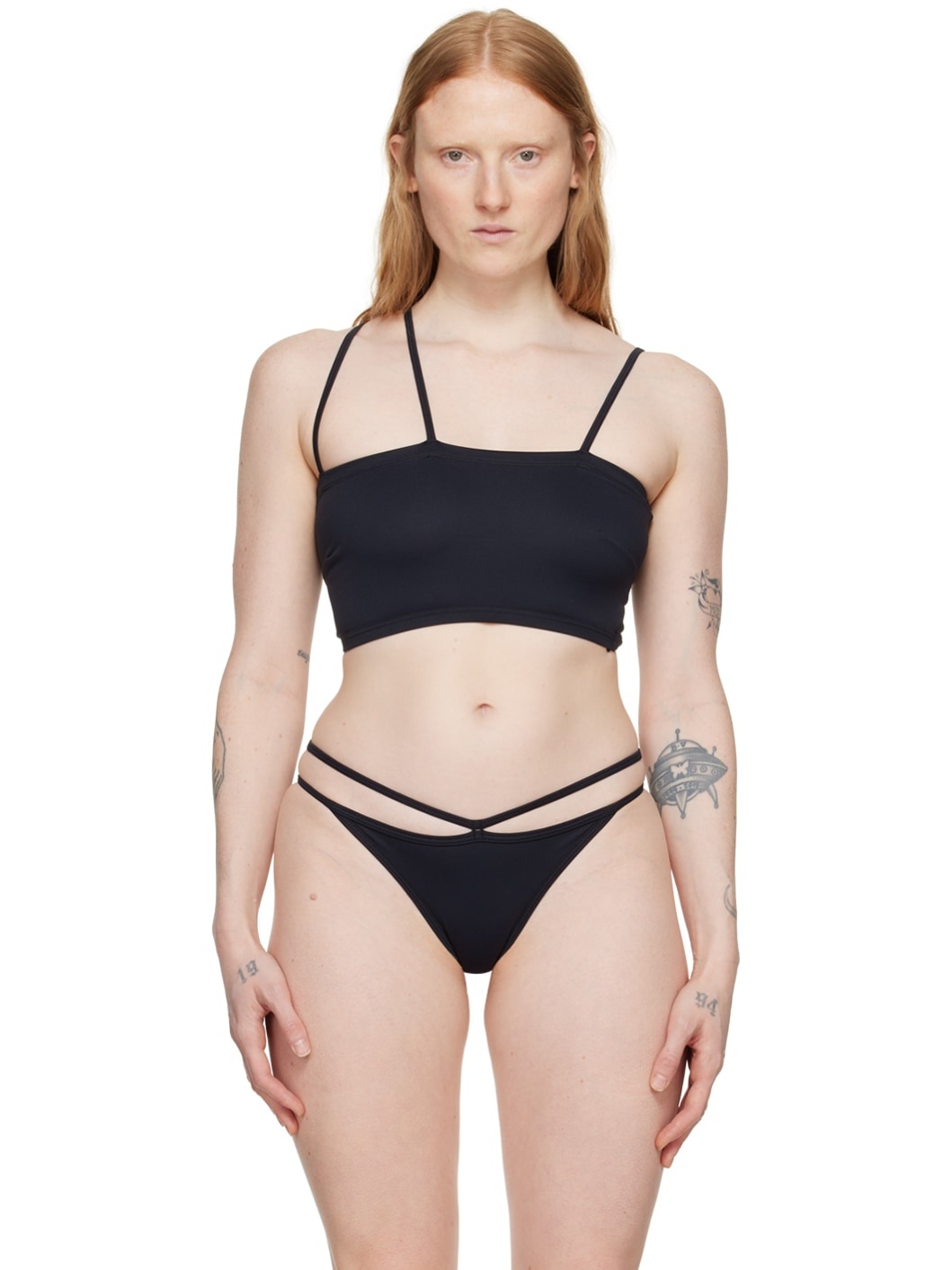 Black Nida Bikini Top - 1