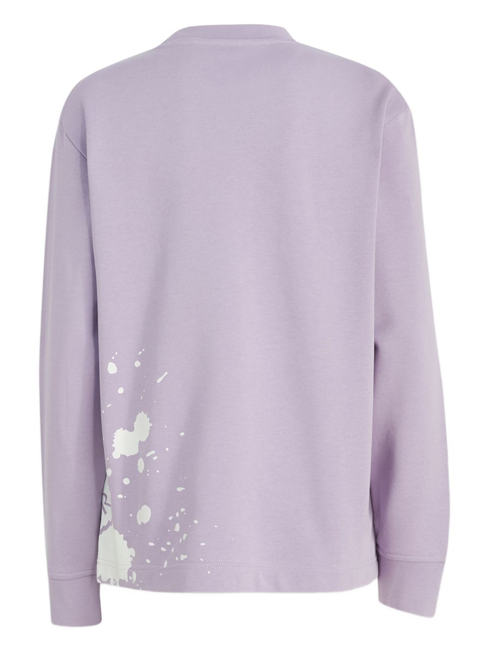splash-print long-sleeve sweatshirt - 2