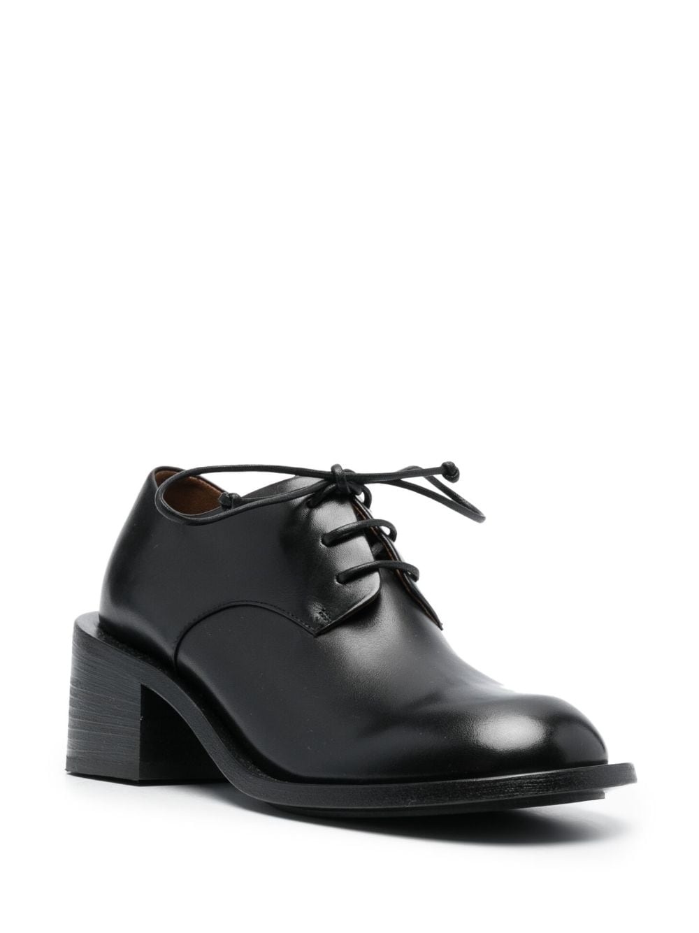 60mm block-heel lace-up shpes - 2