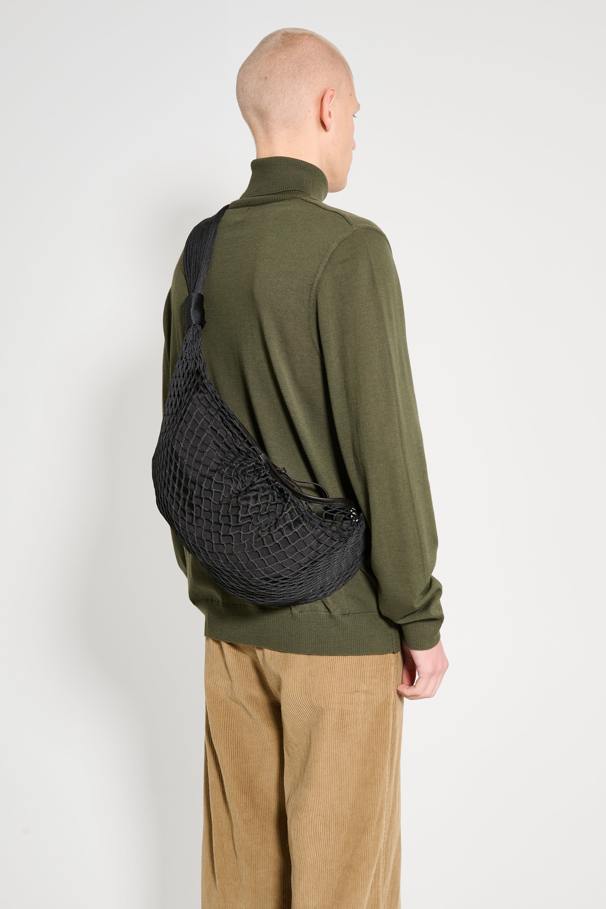 LEMAIRE CROISSANT FILT BAG BLACK - 3