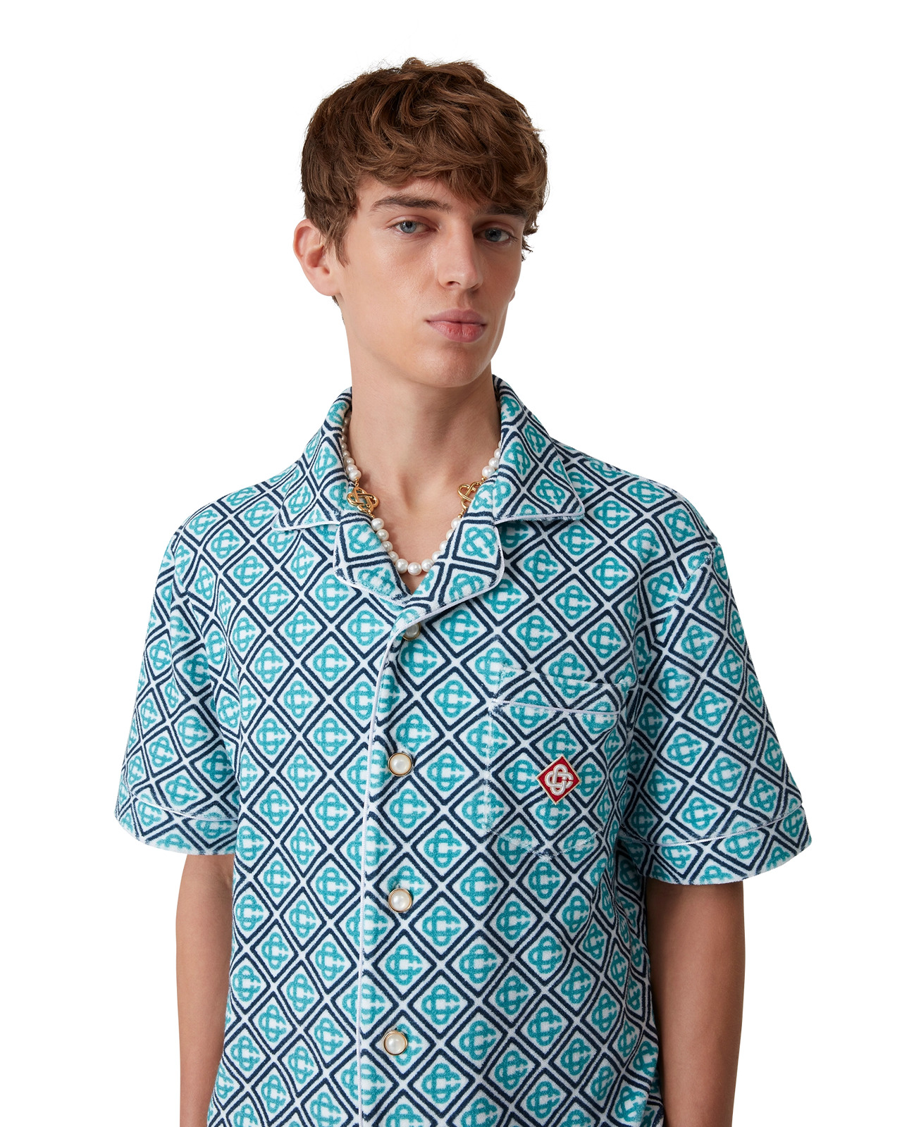 Monogram Towelling Shirt | Casablanca Paris - 5