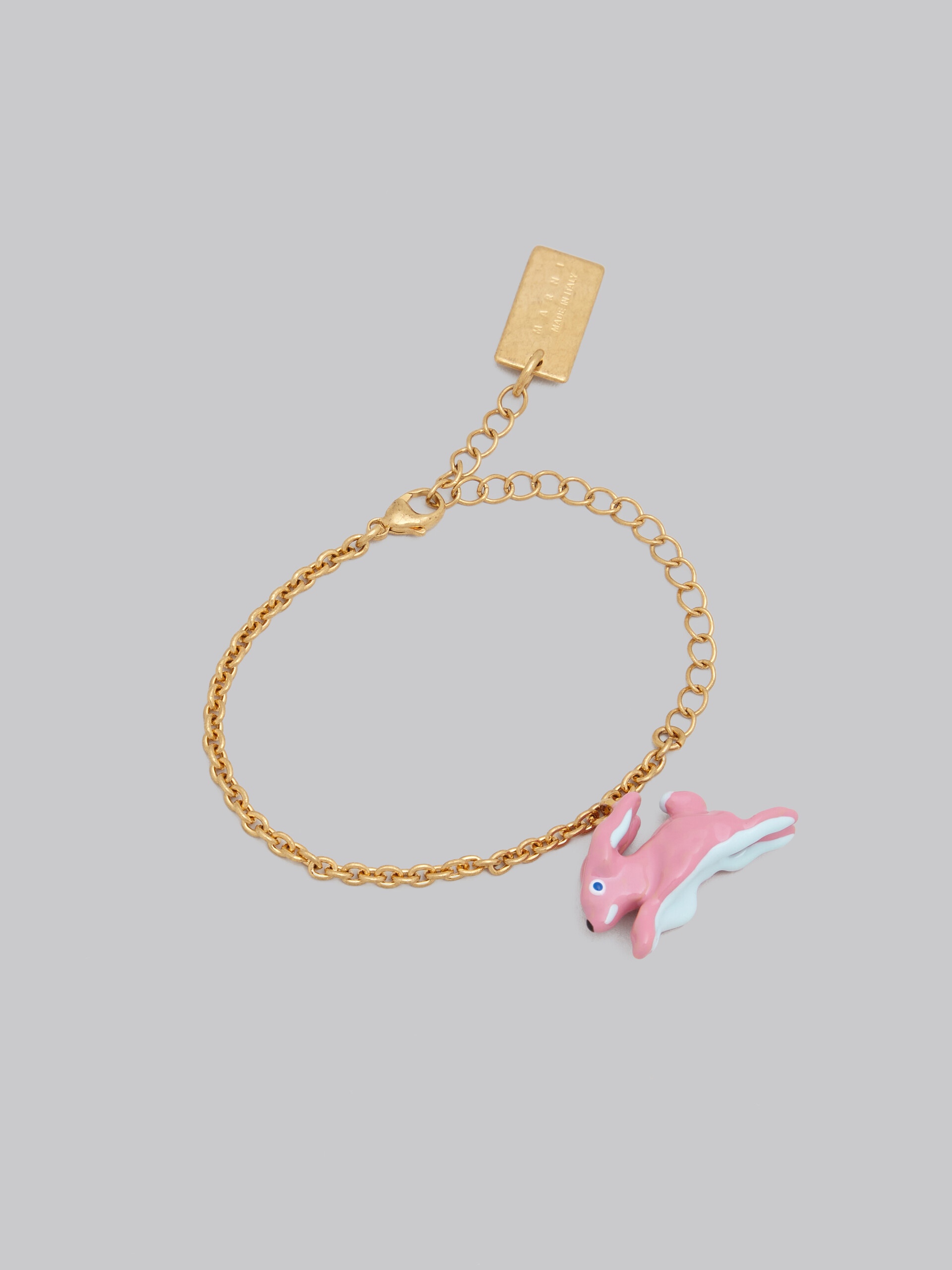 BRACELET WITH RABBIT PENDANT - 4
