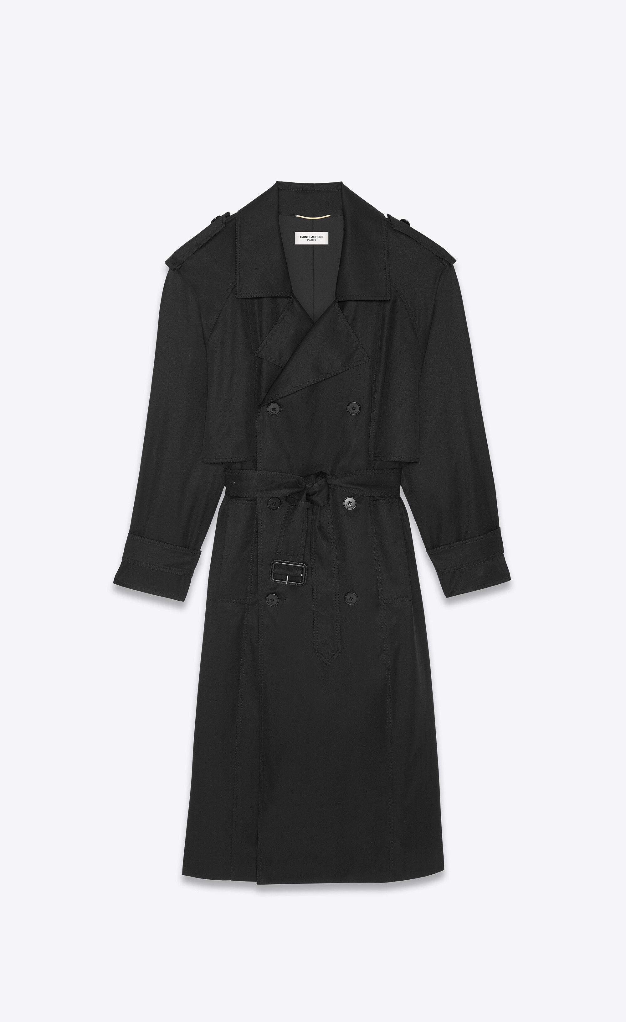 trench coat in cotton - 1