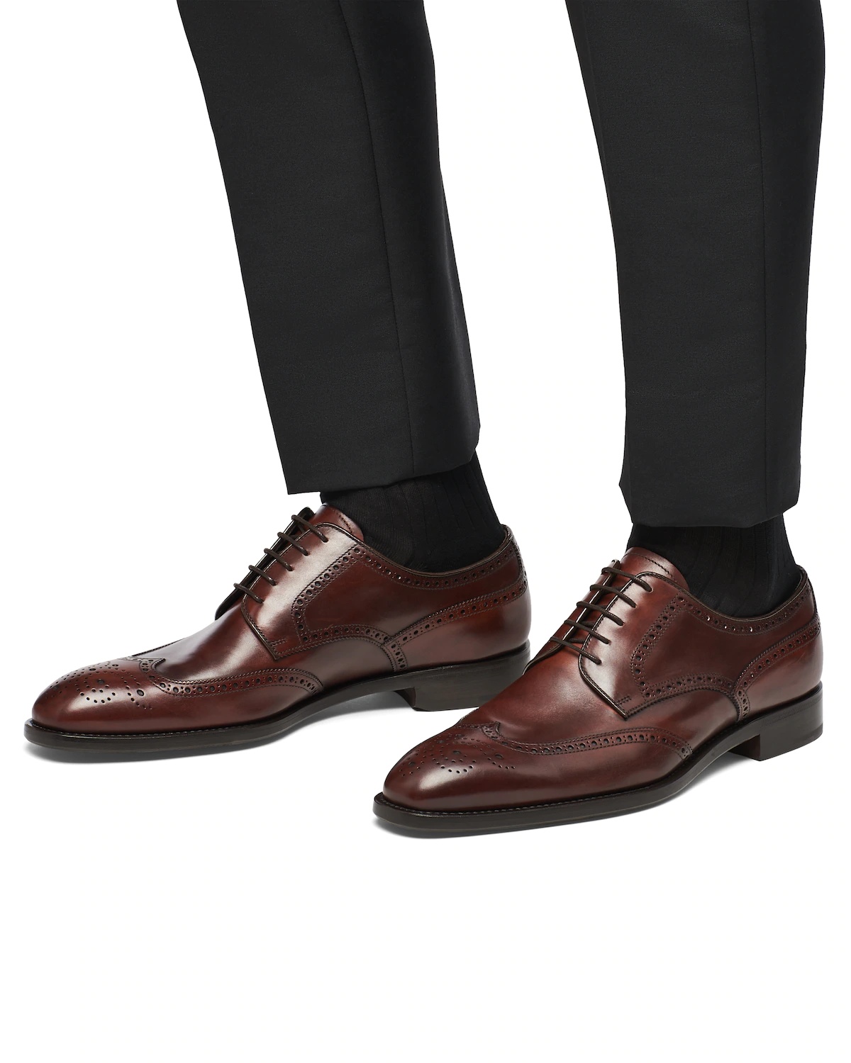 Leather derby shoes - 5