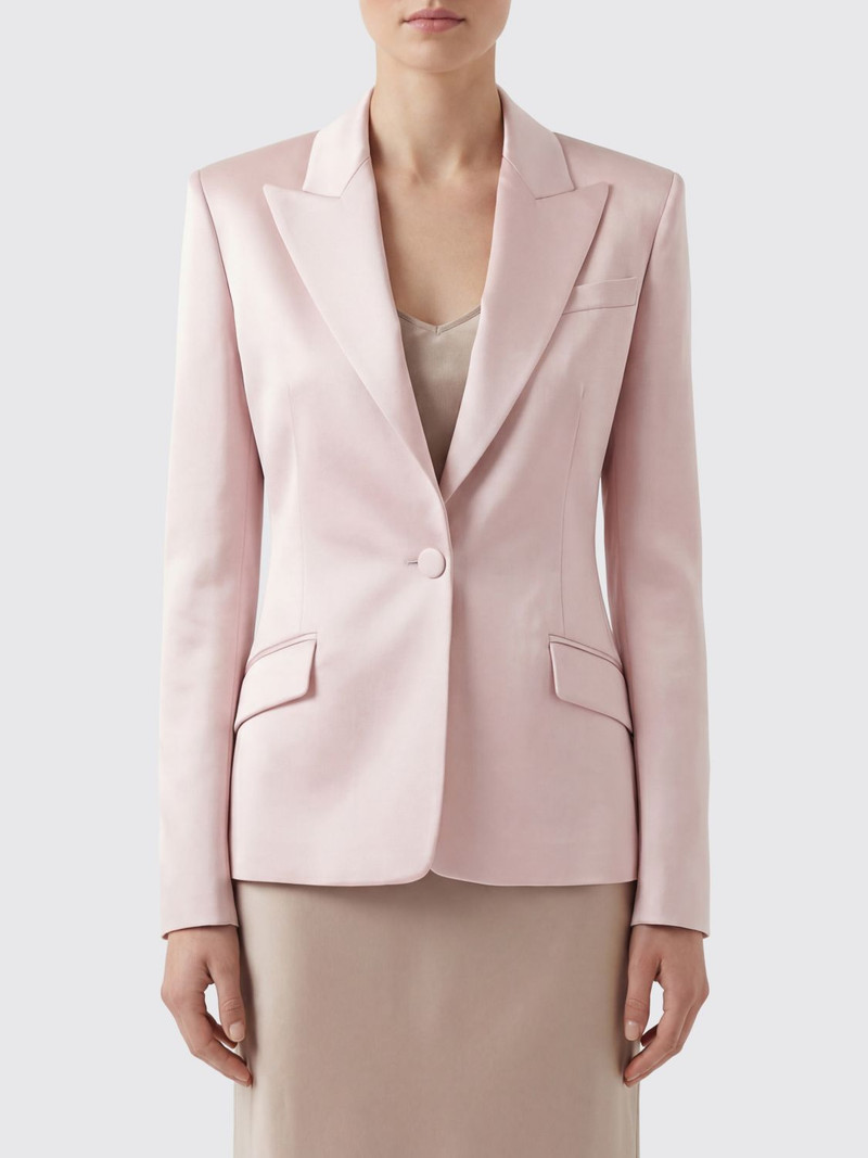THE ANDAMANE Single-breasted Crepe Blazer 1