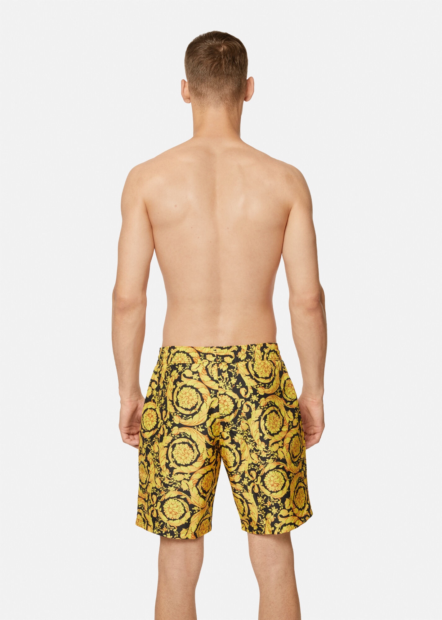 Mid-Length Barocco Swim Shorts - 3