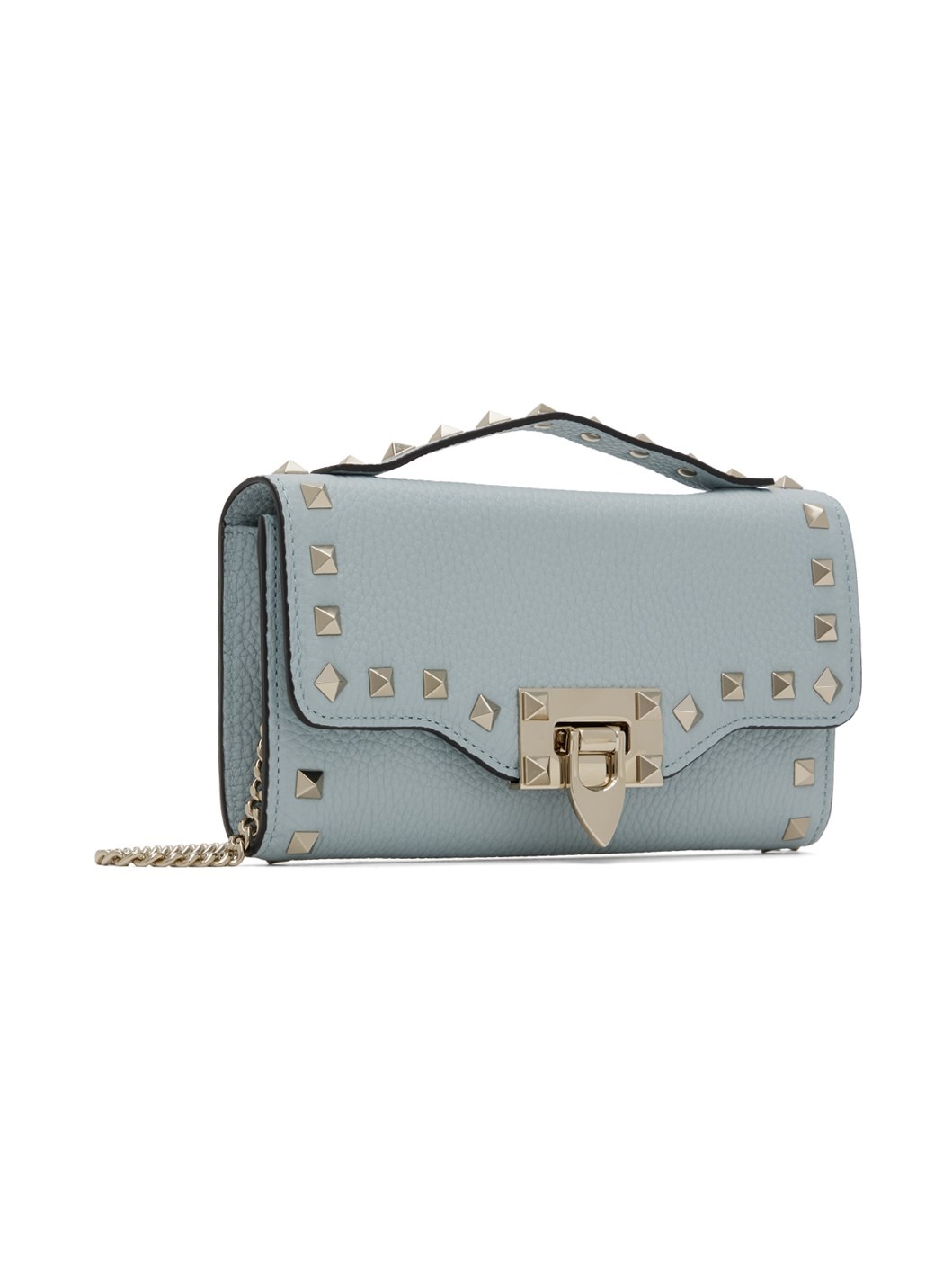 Blue Rockstud Wallet Bag - 2