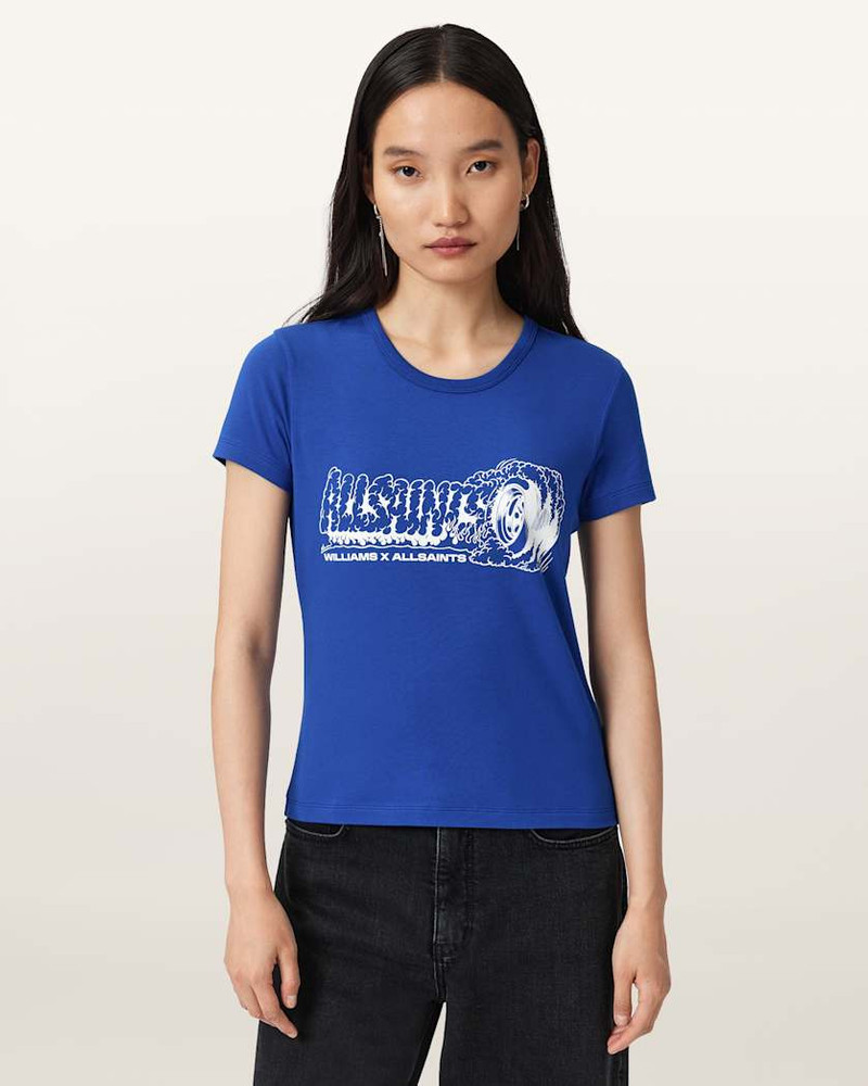 WILLIAMS X ALLSAINTS BURNOUT STEVIE T-SHIRT - 1